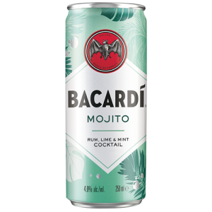 Bacardi Lime and Mojito Rum RTD 250ml