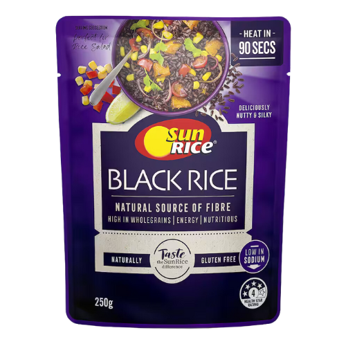 SunRice Black Rice Pouch Reviews Black Box