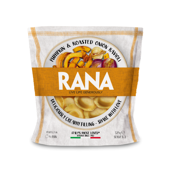 Rana Fresh Pasta Chilled Ravioli Pumpkin & Roasted Onion