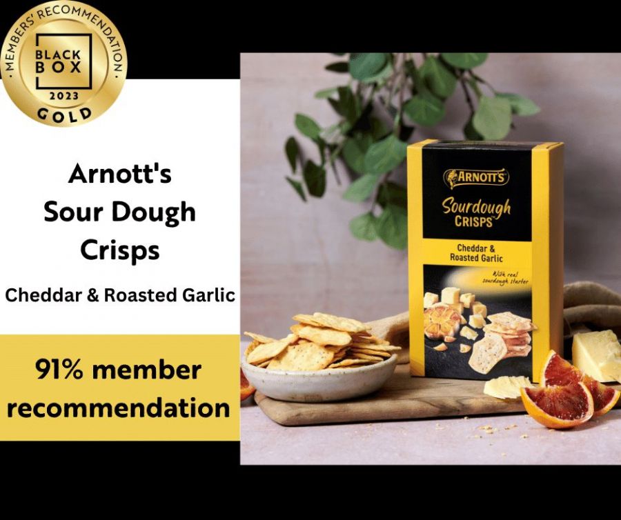 Arnott's Sourdough Crisps Cheddar
