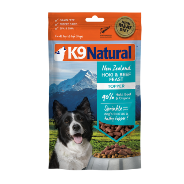 K9 Natural Hoki & Beef Freeze-Dried Topper