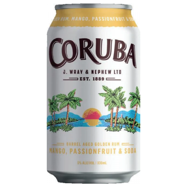 Coruba Gold Rum – Mango, Passionfruit & Soda