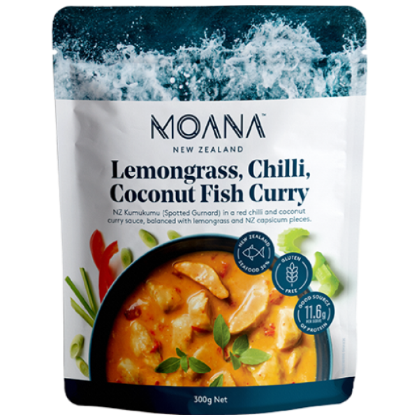 Moana New Zealand Lemongrass, Chilli, Coconut Fish Curry 300g