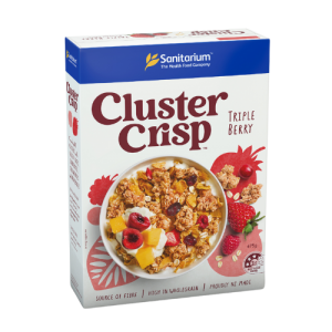 Sanitarium Cluster Crisp Triple Berry