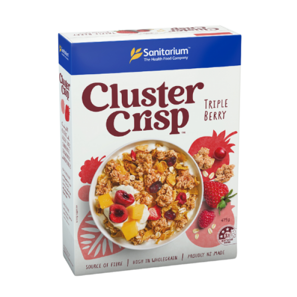 Sanitarium Cluster Crisp Triple Berry