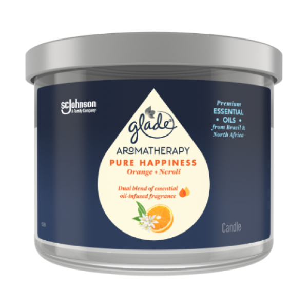 Glade Aromatherapy Candle – Orange & Neroli