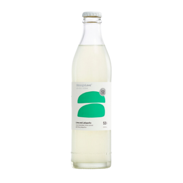 StrangeLove Lo-cal Soda Lime and Jalapeno