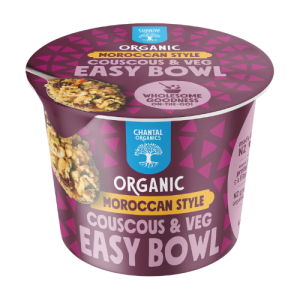 Chantal Organics Organic Couscous & Veg Easy Bowl – Moroccan Style