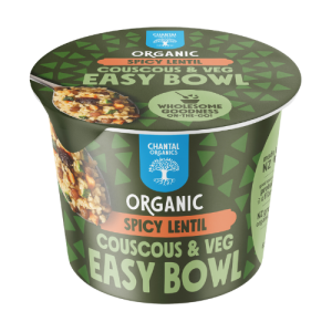 Chantal Organics Organic Couscous & Veg Easy Bowl – Spicy Lentil