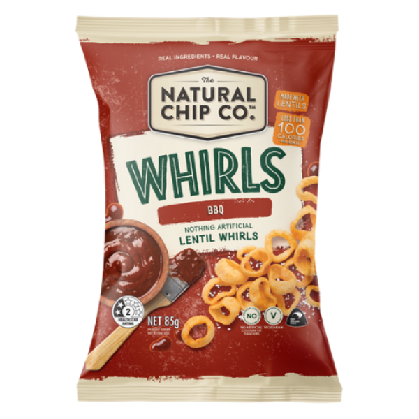 Natural Chip Co. Lentil Whirls BBQ