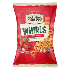 Natural Chip Co. Lentil Whirls Tangy Tomato