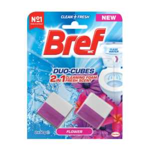 Bref Duo Cubes Flower in-cistern block Toilet Cleaner