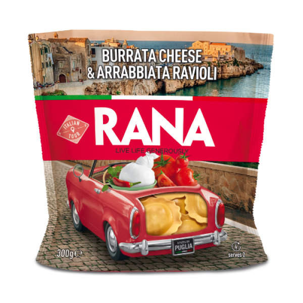 Rana Burrata Cheese and Arrabbiata Ravioli