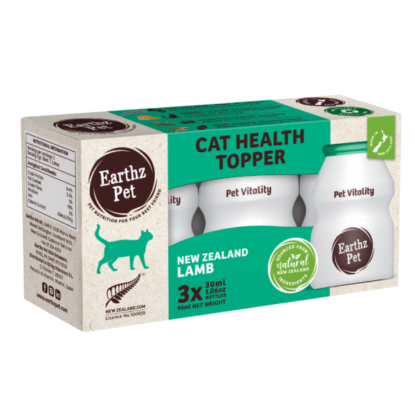 Earthz Pet Cat Health Topper – New Zealand Lamb