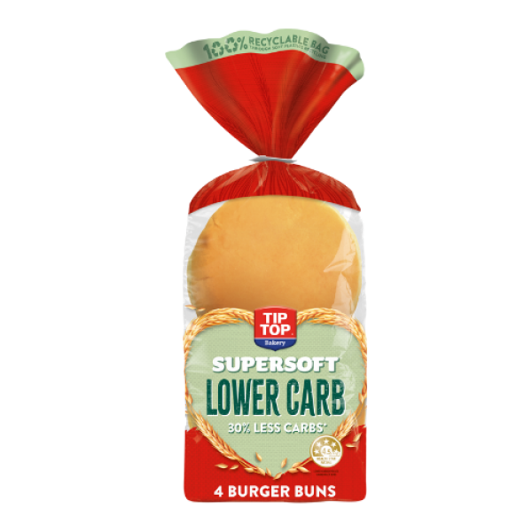 Tip Top Supersoft Lower Carb Buns