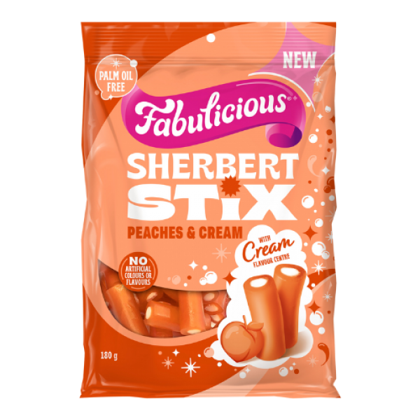 Fabulicious Peaches & Cream Sherbert Stix