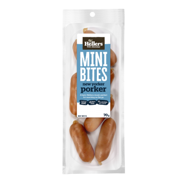 Hellers Mini Bites New Yorker Porker 70g