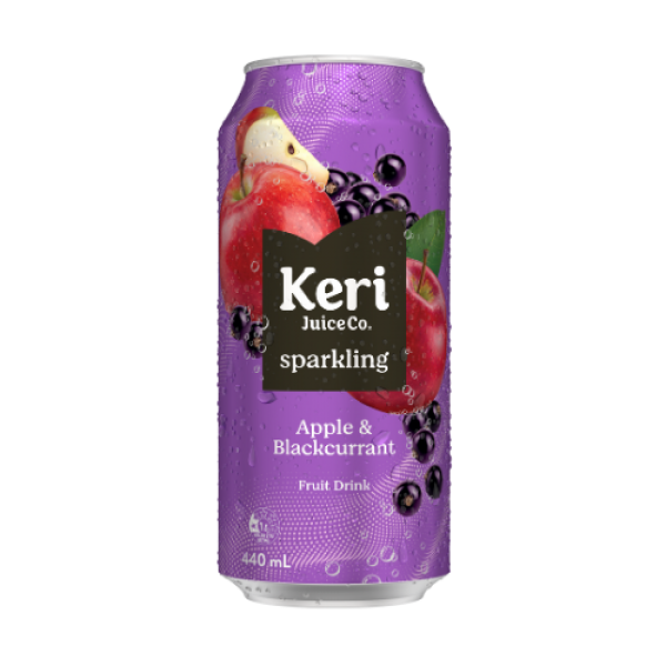 Keri Sparkling Apple & Blackcurrant Fruit Drink 440ml
