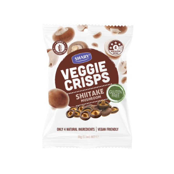 Shary Veggie Crisps Shiitake Mushroom