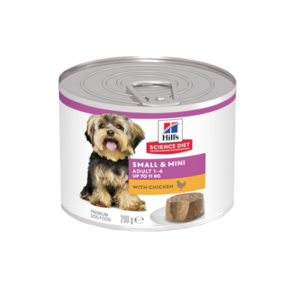 Hill’s Science Diet Adult Small & Mini Canned Wet Dog Food – Chicken