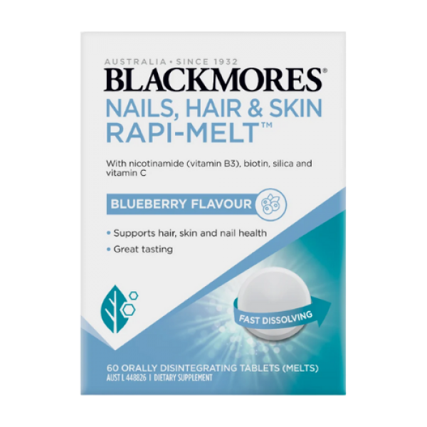 Blackmores Nails, Hair & Skin Rapi-Melt 60 Tablets
