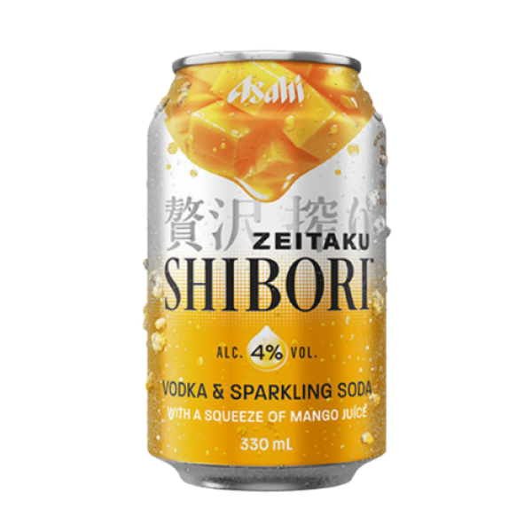 Asahi Shibori Vodka & Sparkling Soda Mango 4% 330ml