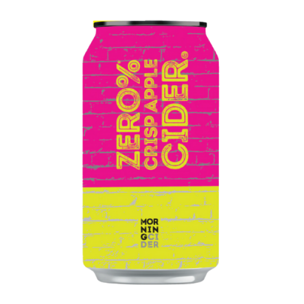 Morningcider Cider-Zero % Crisp Apple Cider can