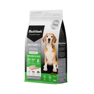 Black Hawk Mature Adult Chicken & Rice Dry Dog Food