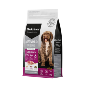 Black Hawk Mature Adult Lamb & Rice Dry Dog Food 3kg