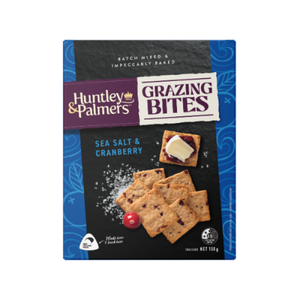 Huntley & Palmers Grazing Bites Sea Salt & Cranberry