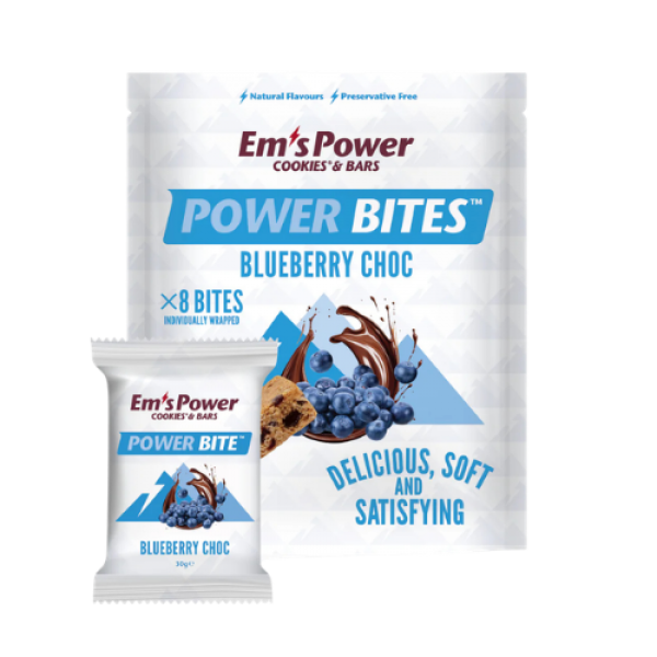 Em’s Power Cookies Blueberry Choc Power Bites
