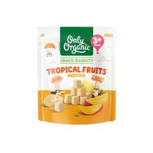 Only Organic Snack Bandits Melties  – Tropical Fruits