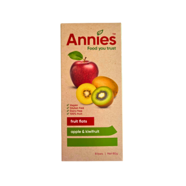 Annies Apple & Kiwifruit Fruit Flats 8 Pack
