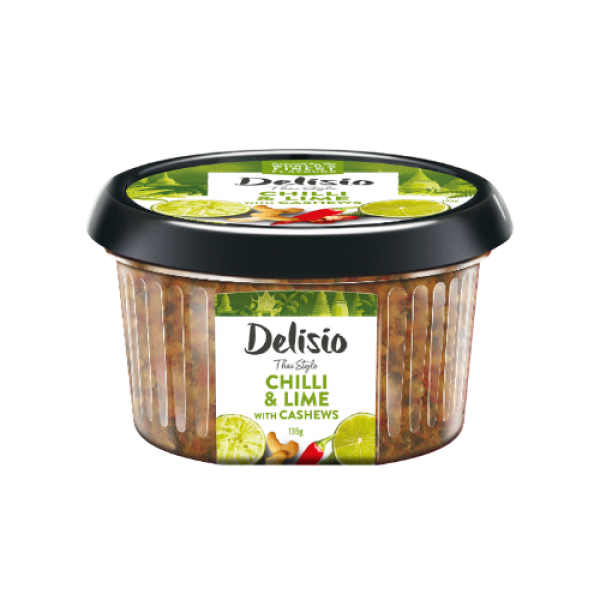 Delisio Thai Style Chilli and Lime with Cashews 135g