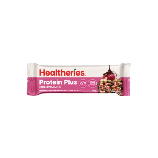 Healtheries Protein Plus Berry Flavour with Dark Chocolate 40g