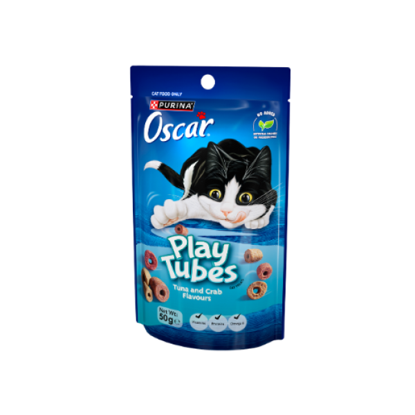 Oscar Play Tubes Tuna & Crab 50g