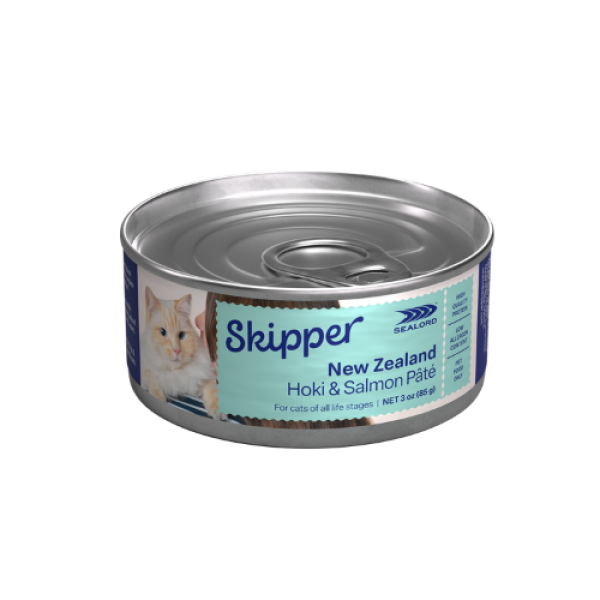 Skipper Canned Cat Food- Hoki & Salmon Pate