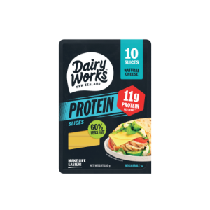 Dairyworks Protein Cheese Slices 180g