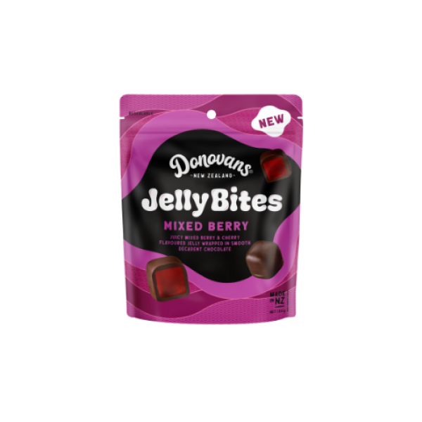 Donovans Jelly Bites 130g – Mixed Berry