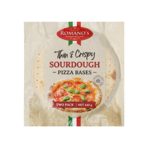 Romanos Thin & Crispy Sourdough Pizza Bases 2pk