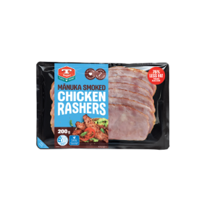 Tegel Free Range Manuka Smoked Chicken Rashers 200g