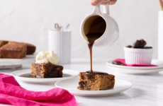 Sticky Date Pudding with Butterscotch Sauce