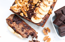 Simple Banana Bread with Dark Choc Chunks
