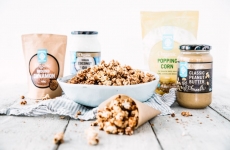 Peanut Butter and Cinnamon Caramel Popcorn