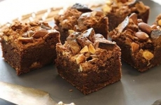 Salted Almond Tim Tam Brownies