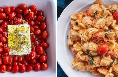 Easy Roasted Tomato and Feta Pasta
