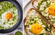 Easy Pesto Eggs Recipe