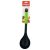 Food Guru Ladle Black Rubber Grip Nylon