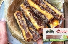 French Toast Bacon Rolls