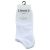 Glacier Ladies Socks Trainer White Size 2-8